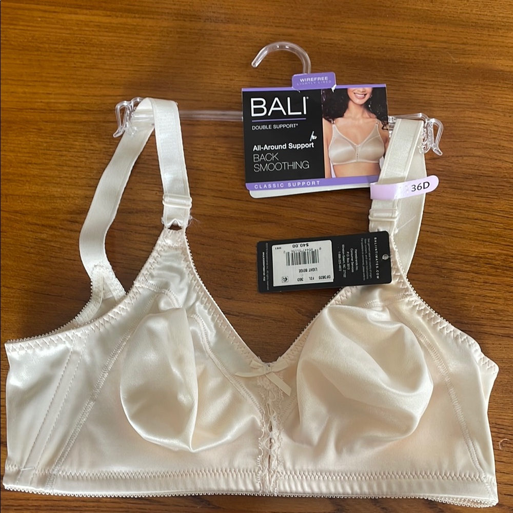 Bali Cream Seamless Comfort Bra